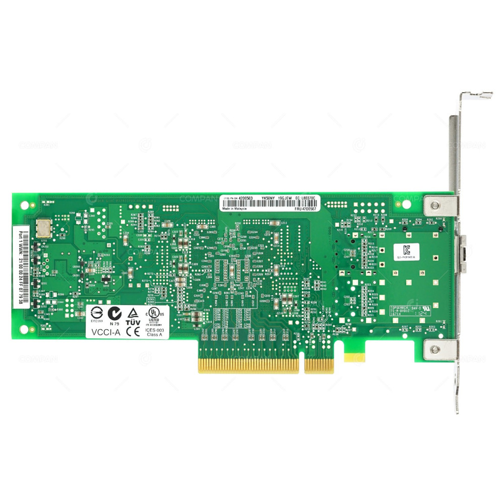 42D0507 IBM QLOGIC QLE2560 SINGLE PORT 8GB SFP+ FC ADAPTER